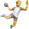 Osoba hrající házenou emoji na Apple iOS 17.4