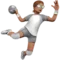Person Playing Handball: Medium Skin Tone emoji on Apple iOS 13.3