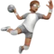 Person Playing Handball: Medium Skin Tone emoji on iPhone