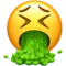 Face Vomiting emoji on Apple iOS 12.2