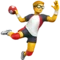 Man Playing Handball emoji on iPhone