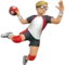 ️ Man Playing Handball: Medium-Light Skin Tone emoji on Apple iOS 17.4