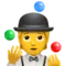 Personenjonglage Emoji auf Apple iOS 17.4