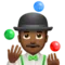 ️ Home fent malabars: to de pell mitjà-fosc emoji a Apple iOS 17.4