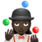 ️ Woman Juggling: Dark Skin Tone emoji on Apple iOS 16.4
