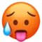 Hot Face emoji on Apple iOS 14.2