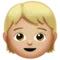 Child: Medium-Light Skin Tone emoji on iPhone