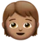 Child: Medium Skin Tone emoji on iPhone