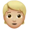 Persona: carnagione medio-chiara emoji su Apple iOS 12.2