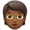 Person: Medium-Dark Skin Tone emoji on Apple iOS 11.2