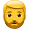 Person: Beard emoji on Apple iOS 12.1