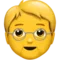 Older Person emoji on Apple iOS 13.1
