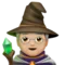Mage: Medium-Light Skin Tone emoji on iPhone