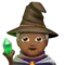 Mage: Medium-Dark Skin Tone emoji on Apple iOS 17.4