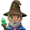 ️ Hombre mago: tono de piel medio emoji en Apple iOS 17.4