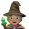 Woman Mage: Medium Skin Tone emoji on iPhone