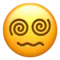 Viso con occhi a spirale emoji su Apple iOS 14.5