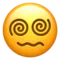 Viso con occhi a spirale emoji su Apple iOS 14.6