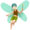 Man Fairy: Light Skin Tone emoji on iPhone