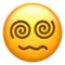 Face with Spiral Eyes emoji on iPhone