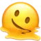Melting Face emoji on Apple iOS 17.4