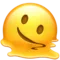 Melting Face emoji on iPhone