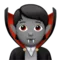 Vampyr: Medium hudtone emoji på Apple iOS 13.3