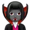 Vampire: Medium-Dark Skin Tone emoji on Apple iOS 11.2