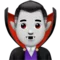 ️ Man Vampire: Light Skin Tone emoji on Apple iOS 14.5