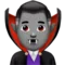 ️ Vampir masculin: Ten mediu emoji pe Apple iOS 12.2