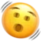 Shaking Face emoji on Apple iOS 16.4