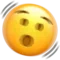 Față tremurândă emoji pe Apple iOS 17.4