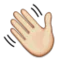 Waving Hand emoji on Apple iOS 5.0