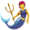 Merperson emoji on Apple iOS 13.3