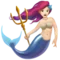 Mermaid: Light Skin Tone emoji on iPhone