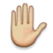 ยกมือขึ้น อีโมจิบน Apple iOS 4.0
