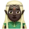 Elf: Ciemny odcień skóry emoji na Apple iOS 12.2