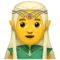 ️ Człowiek Elf emoji na Apple iOS 17.4