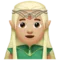 ️ Man Elf: Medium-Light Skin Tone emoji on Apple iOS 17.4