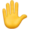 Tangan yang Diangkat emoji di Apple iOS 14.5