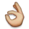 Mână OK emoji pe Apple iOS 5.0