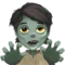 Zombie emoji on iPhone
