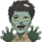 ️ Muž zombie emoji na Apple iOS 17.4