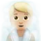 Person in Steamy Room: Medium-Light Skin Tone emoji on iPhone (iOS 14.6)