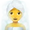 蒸汽房里的女人 iPhone 上的表情符号 (iOS 13.3)
