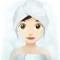 Woman in Steamy Room: Light Skin Tone emoji on iPhone (iOS 14.6)