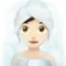 Woman in Steamy Room: Light Skin Tone emoji on iPhone