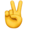 ️ Victory Hand emoji on Apple iOS 12.1