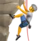 Person Climbing emoji on Apple iOS 14.6