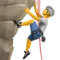 Person Climbing emoji on Apple iOS 17.4